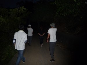 走夜路到高地