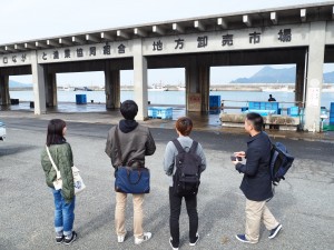 水產業集團還參觀了漁港