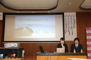 報告活動的本校學生