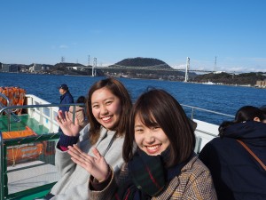 從船上看關門橋