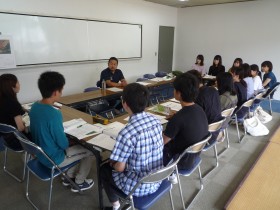 由布院溫泉觀光協會會長聽取調查(1)