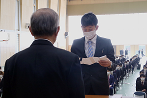 畢業生代表謝詞岡田拓真