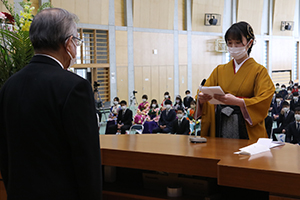 畢業生代表謝詞安道紫音